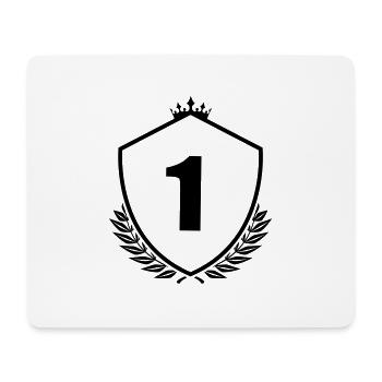 Coat of arms 1 - Mouse Pad (horizontal) - white - Front