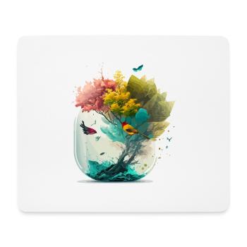 The miniature forest - Mouse Pad (horizontal) - white - Front