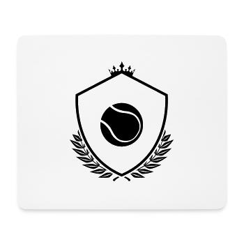Tennis crest - Mouse Pad (horizontal) - white - Front