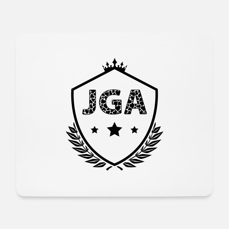 jga - Mousepad (Querformat) - Weiß