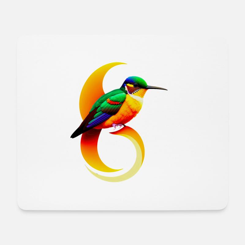 Hummingbird - Mouse Pad (horizontal) - white