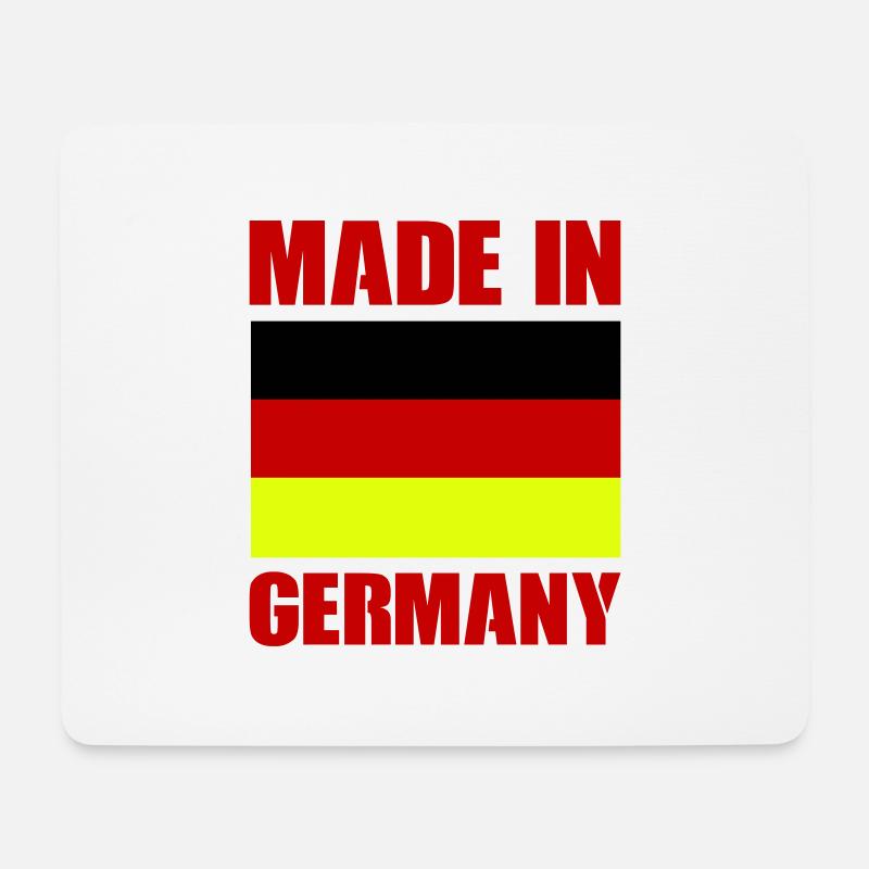 made in germany - Mousepad (Querformat) - Weiß