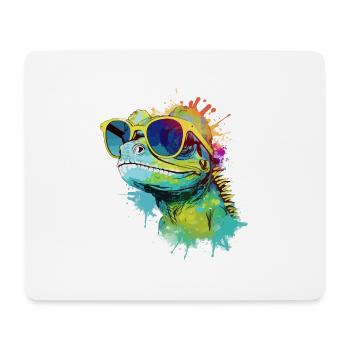 Doko le lézard - Tapis de souris (format paysage) - blanc - Devant