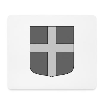 eng tactical shield - Mouse Pad (horizontal) - white - Front