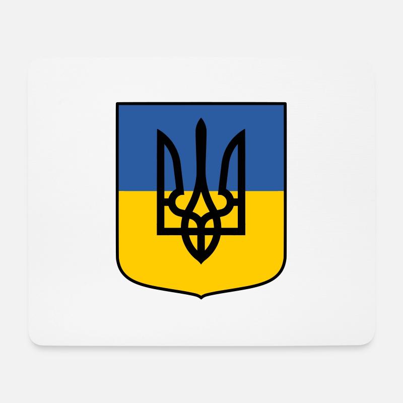 Ukraine - Mousepad (Querformat) - Weiß