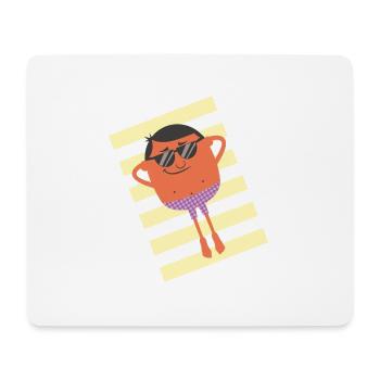 Sommer - Mousepad (Querformat) - Weiß - Vorne