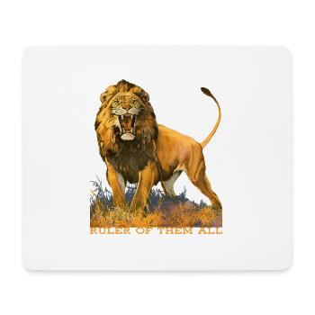 Wildtiere - Mousepad (Querformat) - Weiß - Vorne