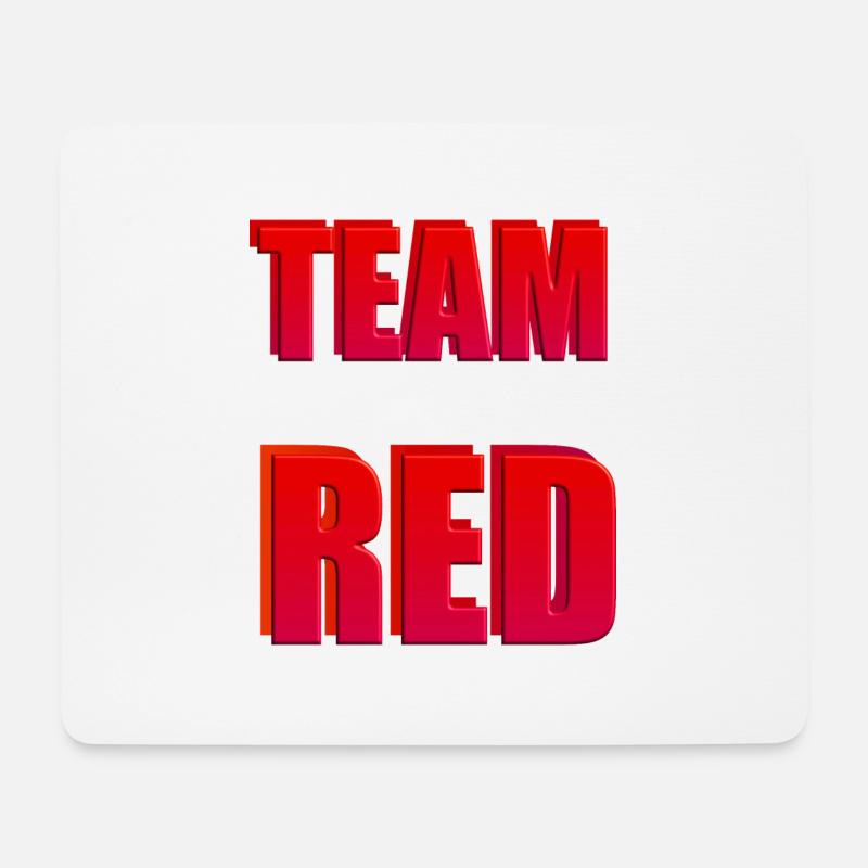 Team Red - Mouse Pad (horizontal) - white