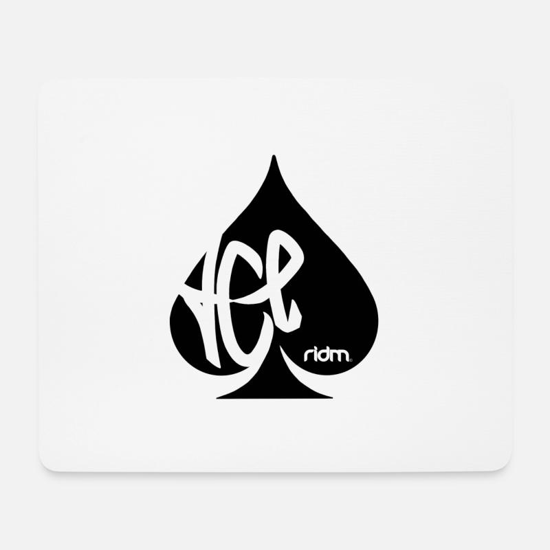 ridm ace - Mousepad (Querformat) - Weiß