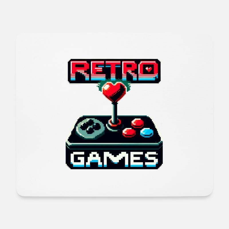 Retro Games Passion - Mouse Pad (horizontal) - white