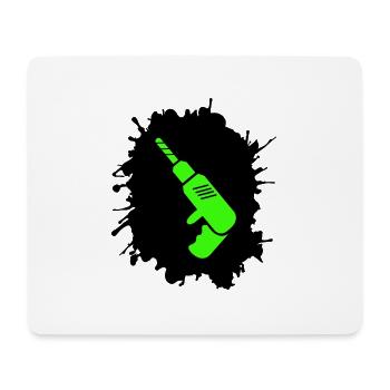 Artisan des perceuses Blobs - Tapis de souris (format paysage) - blanc - Devant