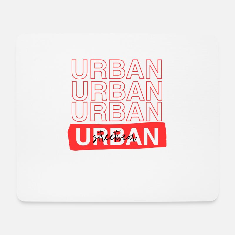 Urban Streetwear Design Spruch - Mousepad (Querformat) - Weiß
