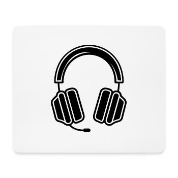 Gaming-Headset - Mousepad (Querformat) - Weiß - Vorne