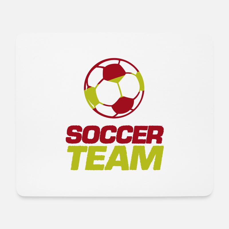 soccer team spain - Mousepad (Querformat) - Weiß