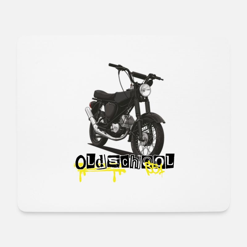 S51 (black) // Illustration - Mousepad (Querformat) - Weiß