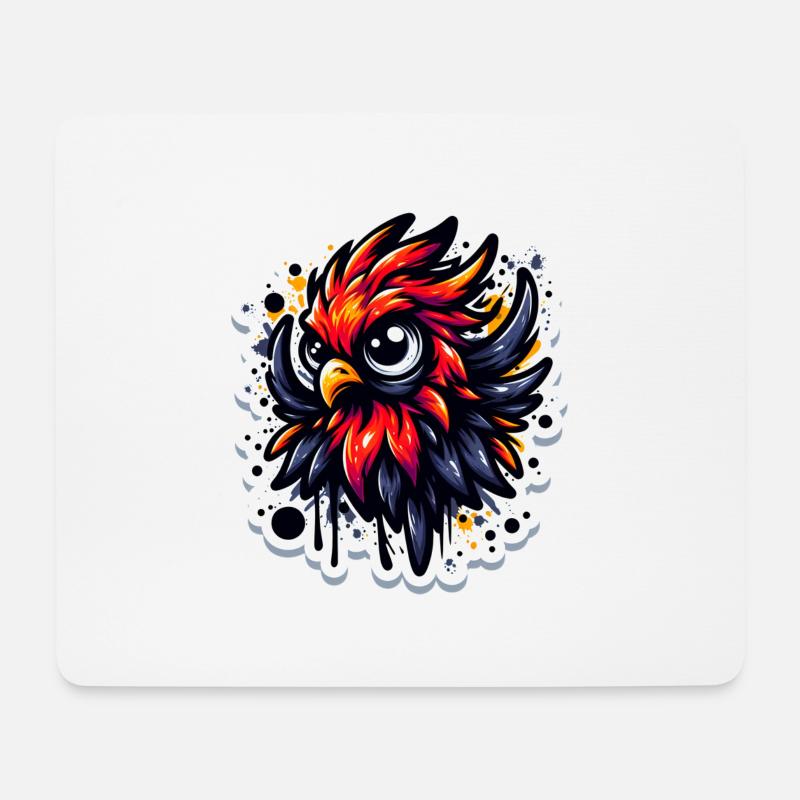 Black Phönix Inc - Mousepad (Querformat) - Weiß
