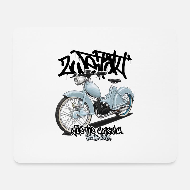 SR2 (light blue) // Illustration - Mouse Pad (horizontal) - white