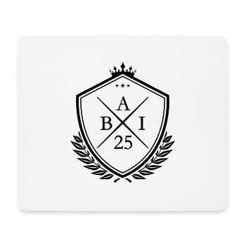 abi 25 - Mousepad (Querformat) - Weiß - Vorne
