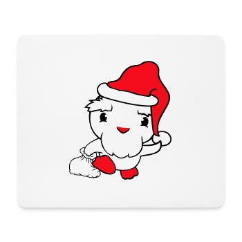 Ente Weihnachtsmann Geschenke Weihnachten Nikolaus - Mousepad (Querformat) - Weiß - Vorne