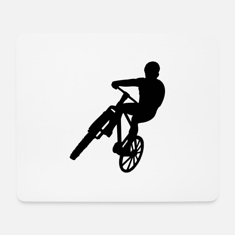Biker - Mouse Pad (horizontal) - white