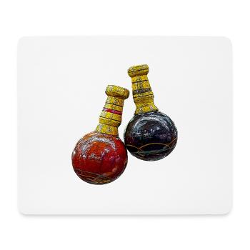 maracas Latin music mexico fiesta - Mouse Pad (horizontal) - white - Front