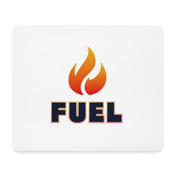 FUEL - Mouse Pad (horizontal) - white - Front