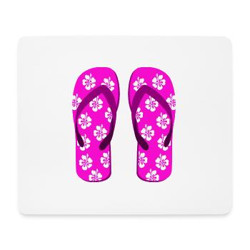 Ein Paar Flip-Flip-Flips - Mousepad (Querformat) - Weiß - Vorne