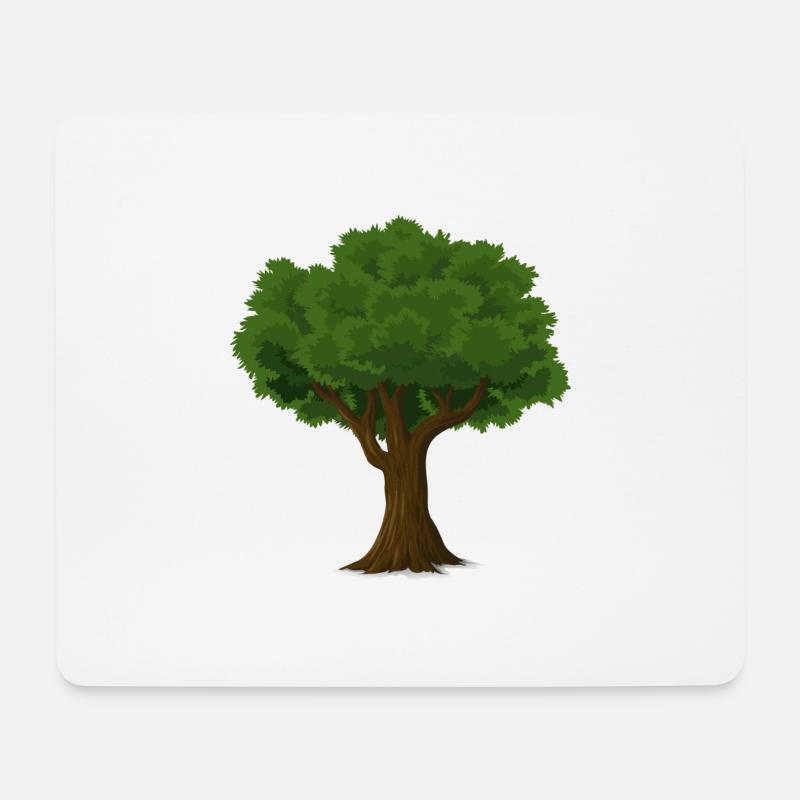 old tree - Mouse Pad (horizontal) - white