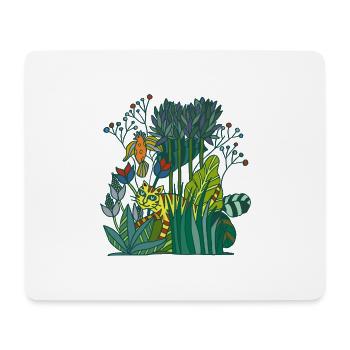 Rousseau's jungle - Mouse Pad (horizontal) - white - Front