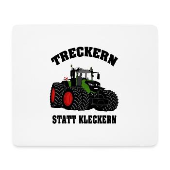 Traktor - Schlepper - Landwirt - Bauer - Mousepad (Querformat) - Weiß - Vorne