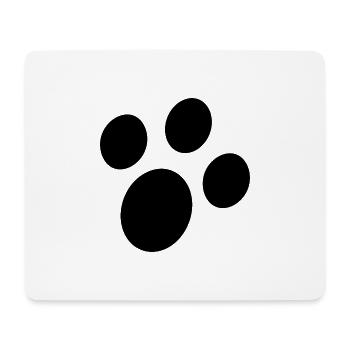 Hund Chien - Tapis de souris (format paysage) - blanc - Devant