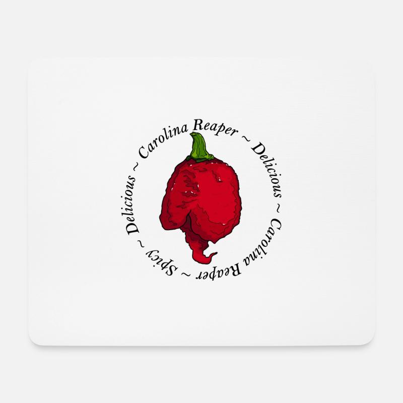 Carolina Reaper - Mouse Pad (horizontal) - white
