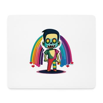 Pride Zombie 11 - Mousepad (Querformat) - Weiß - Vorne