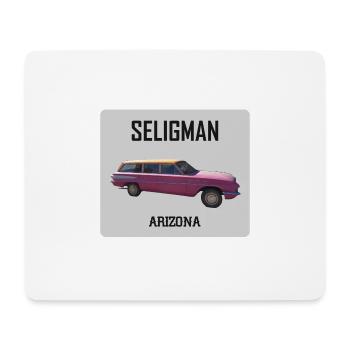 Old car in Seligman in Arizona, US Road 66 - Mouse Pad (horizontal) - white - Front