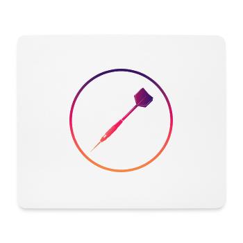 Dart player dart darts "triple 20" - Mouse Pad (horizontal) - white - Front
