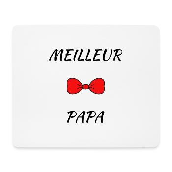 HAPPY FATHER'S DAY. DAD. FATHER'S DAY. FATHER - Mouse Pad (horizontal) - white - Front
