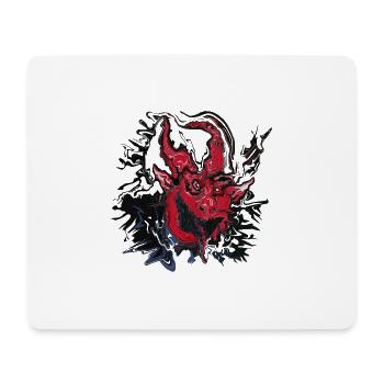devil - Mouse Pad (horizontal) - white - Front