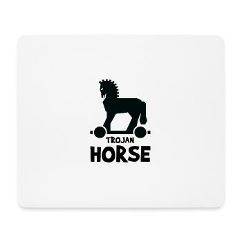 Trojan Horse - Premium Design - Mouse Pad (horizontal) - white - Front
