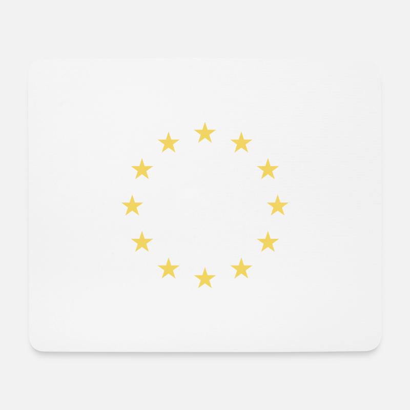 Europa T-Shirt - Mousepad (Querformat) - Weiß