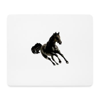 Horse - Mouse Pad (horizontal) - white - Front