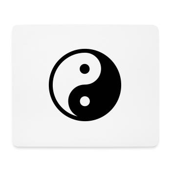 Yin Yang - Mousepad (Querformat) - Weiß - Vorne