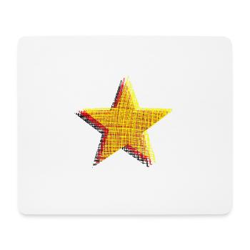 Sterne Deutschland Germany Flagge - Mousepad (Querformat) - Weiß - Vorne