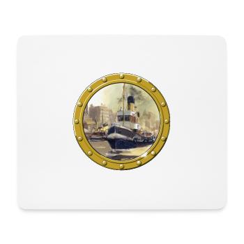 Steam tugs - Mouse Pad (horizontal) - white - Front