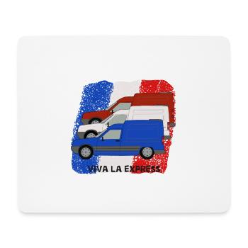 Long live the Express French panel van - Mouse Pad (horizontal) - white - Front