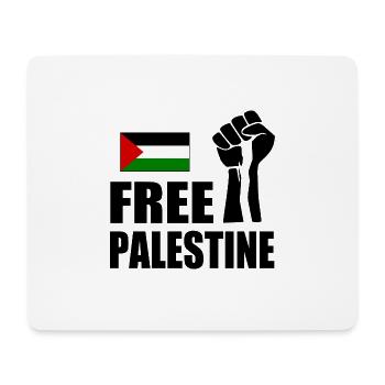 Free palestine - Mouse Pad (horizontal) - white - Front