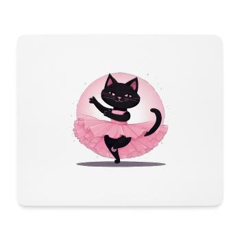 Kitten ballerina - Mouse Pad (horizontal) - white - Front