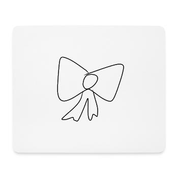 Loop Icon Pattern - Mouse Pad (horizontal) - white - Front