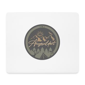 Logo réintroduit Vert olive PNG - Tapis de souris (format paysage) - blanc - Devant