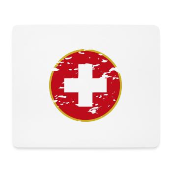 Swiss style: Swiss fashion - Mouse Pad (horizontal) - white - Front