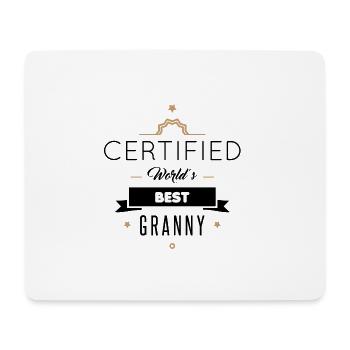WORLD'S BEST GRANNY - Mouse Pad (horizontal) - white - Front